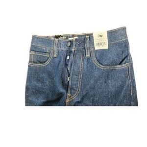 Levi's Ribcage Bootcut Jeans Women 27x33 Dark Blue New High Rise Button Fly